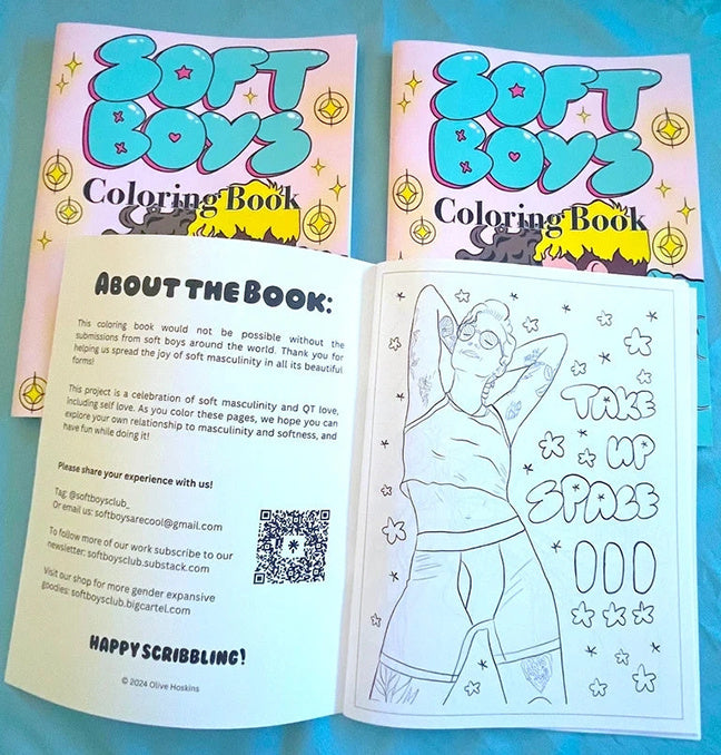 Soft Boys Coloring Book