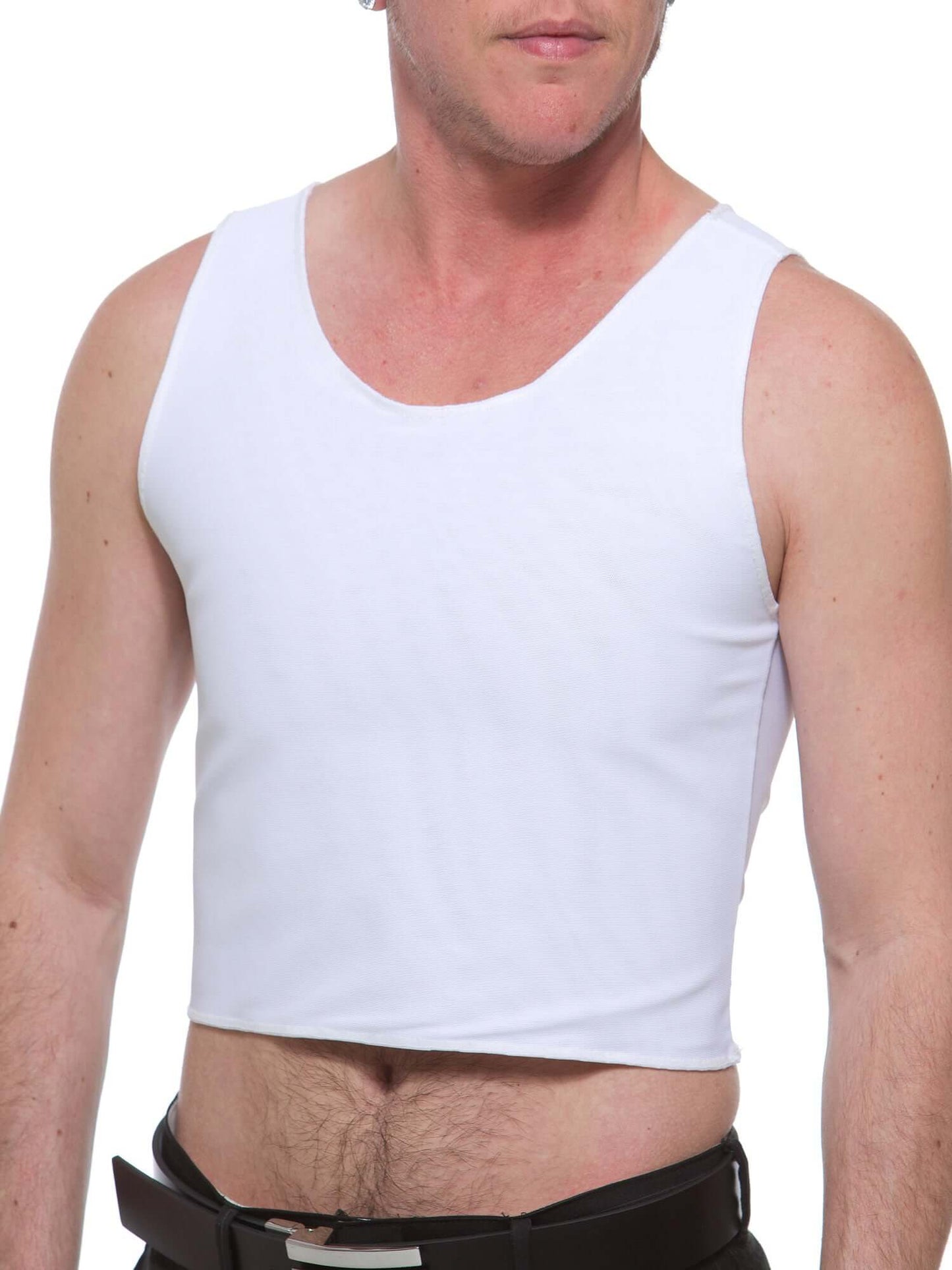 Binder: Cotton-Lined Tri-Top White